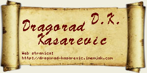 Dragorad Kašarević vizit kartica